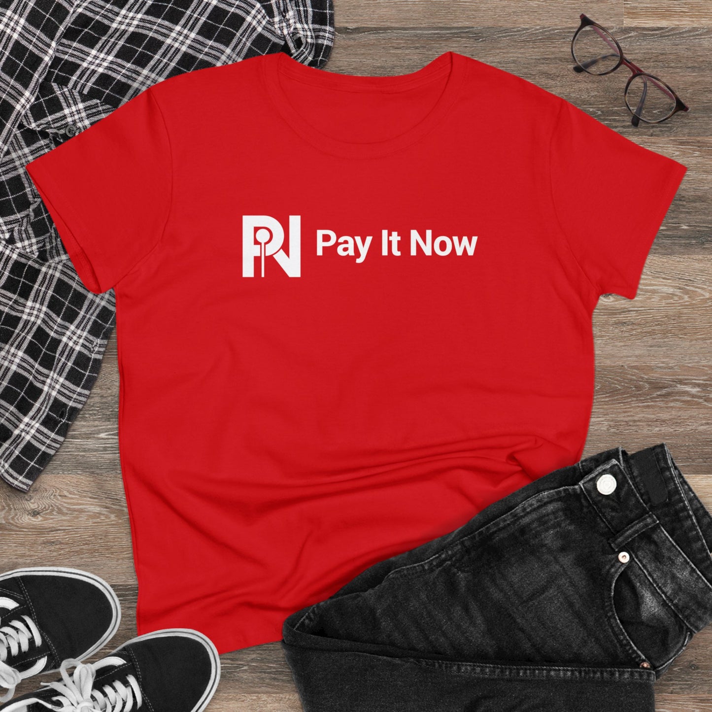 Women's Cotton Tee (PIN Logo)