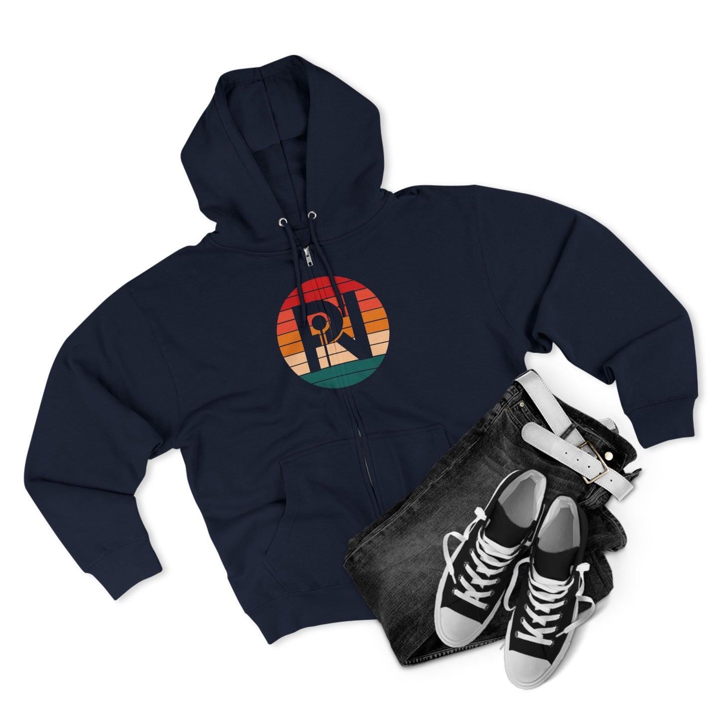 Unisex Zip Hoodie (PIN Sunset) V2
