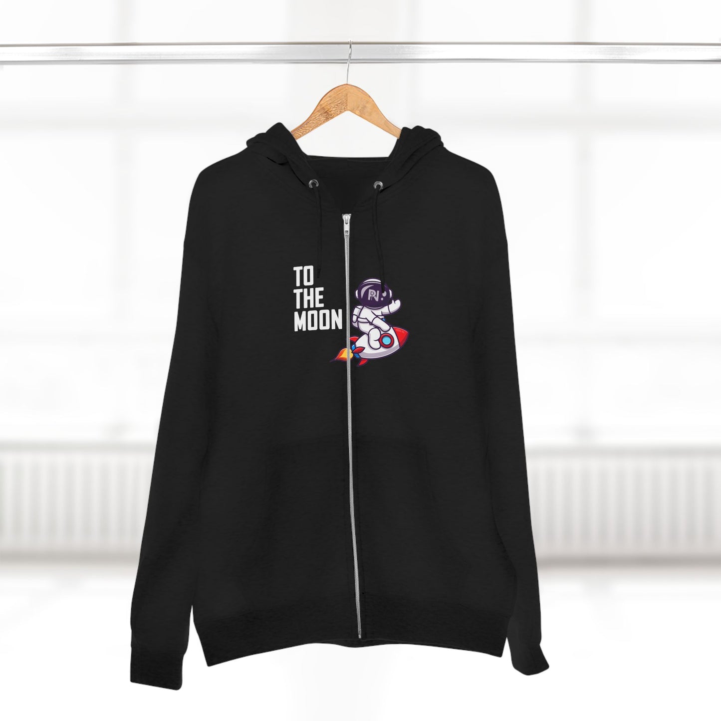 Unisex Zip Hoodie (To the moon) V2