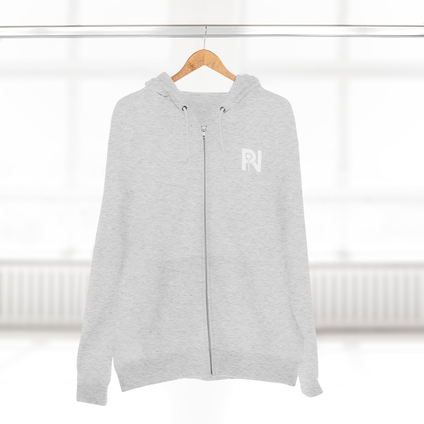 Unisex Zip Hoodie (PIN Logo) V2