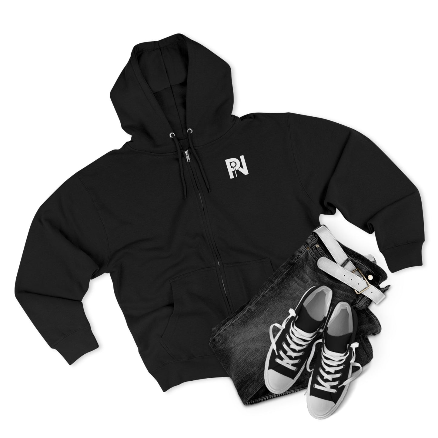 Unisex Zip Hoodie (PIN Logo) V2
