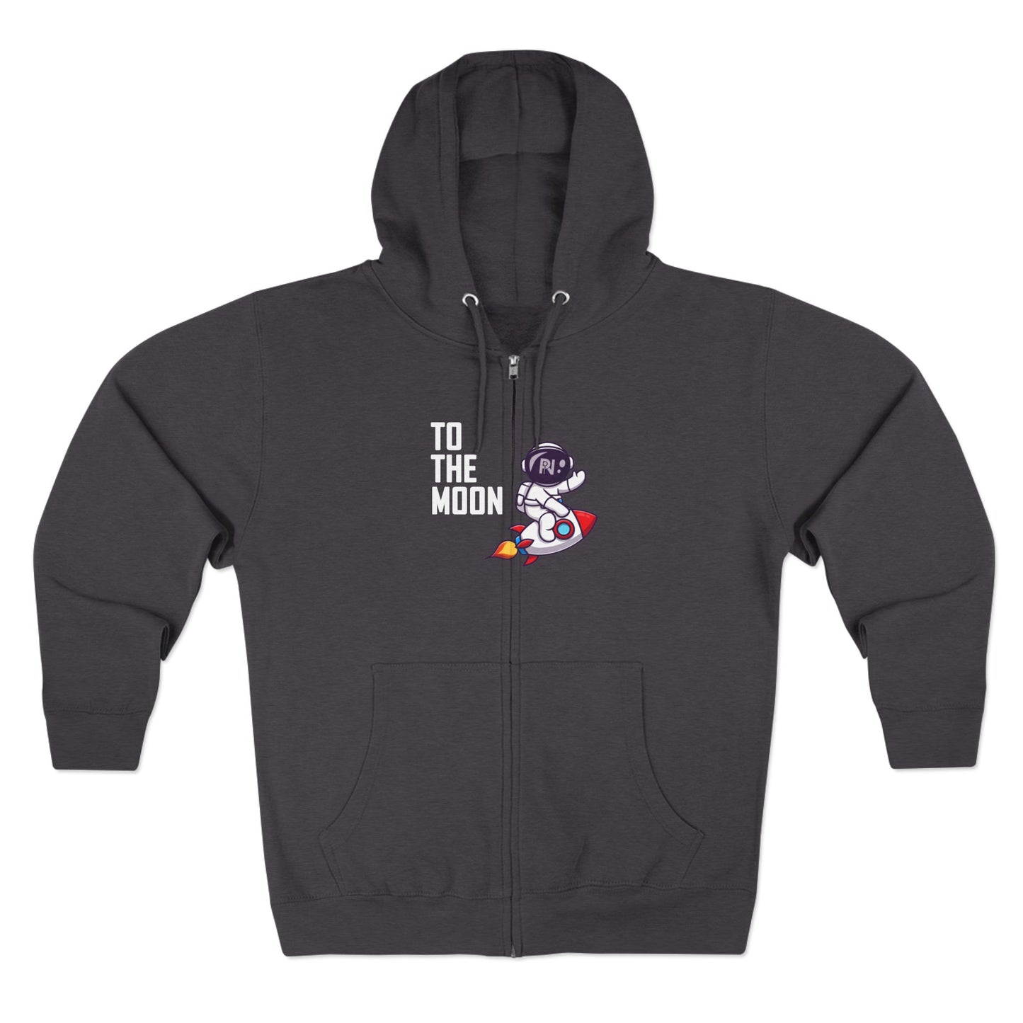 Unisex Zip Hoodie (To the moon) V2