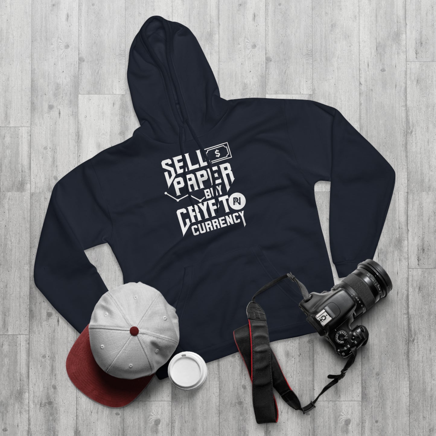 Unisex Pullover Hoodie (Sell Papaer, Buy Crypto)