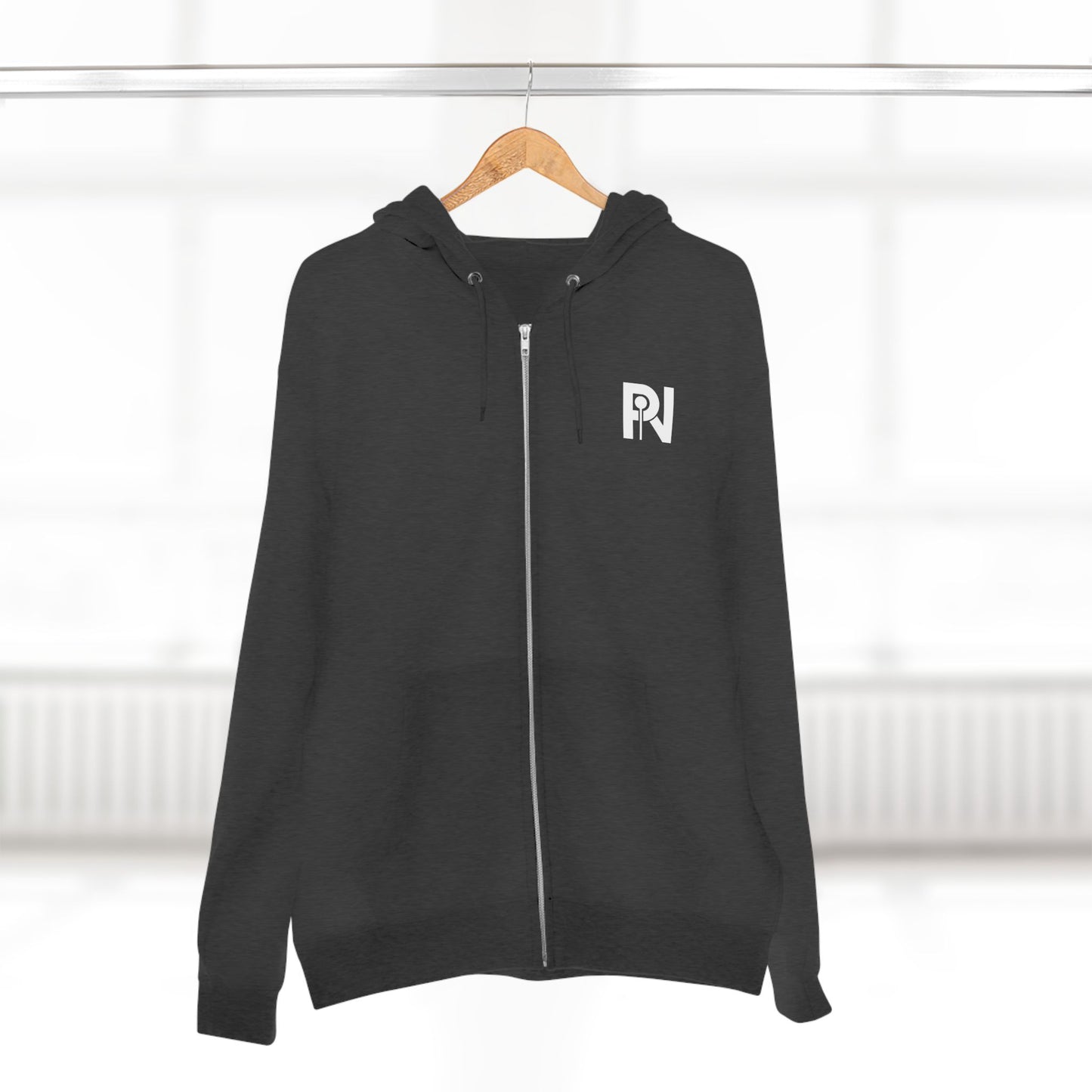 Unisex Zip Hoodie (PIN Logo) V2