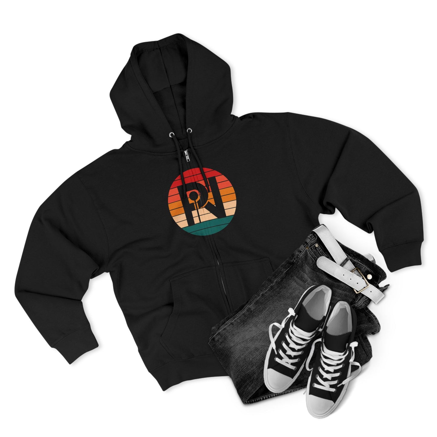 Unisex Zip Hoodie (PIN Sunset) V2