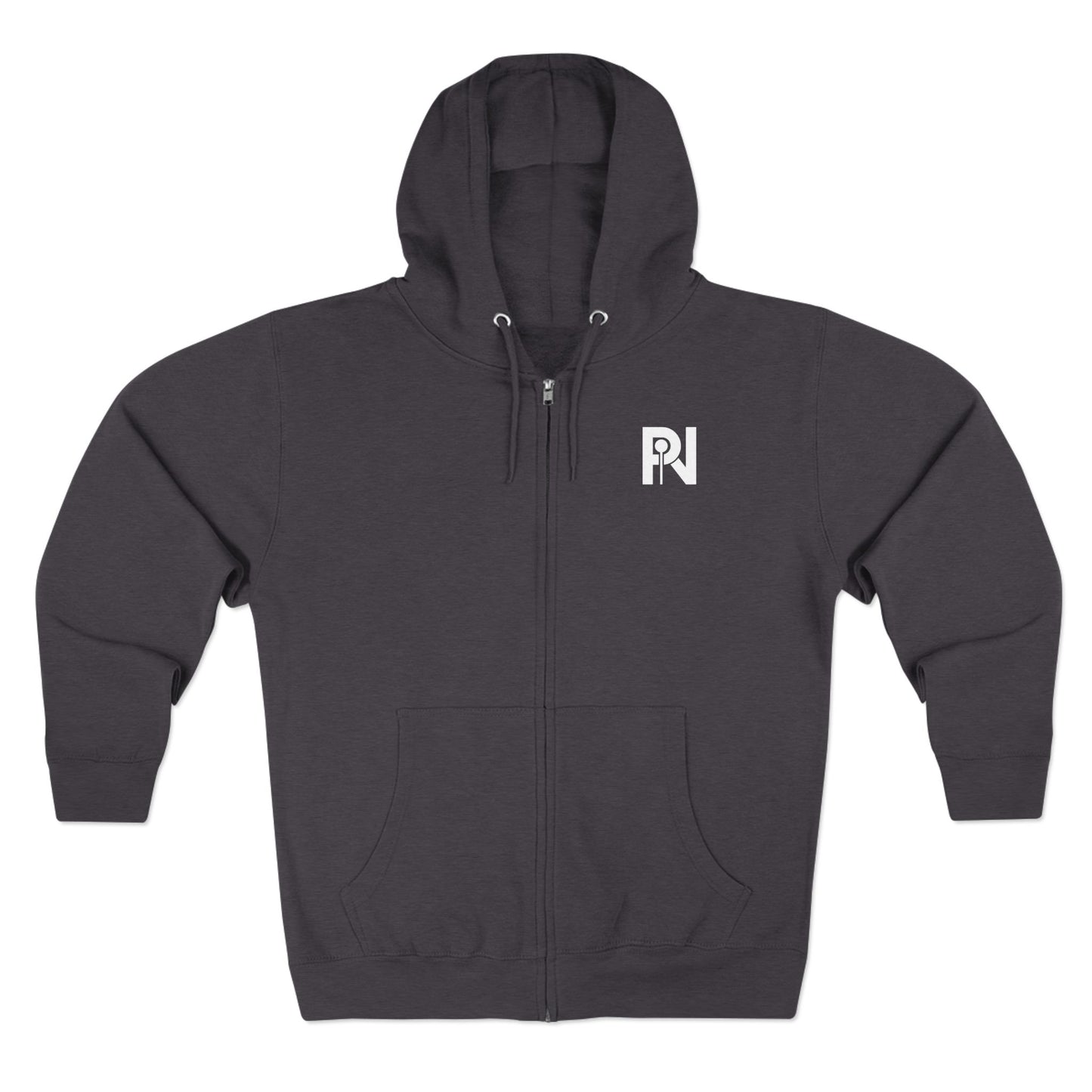 Unisex Zip Hoodie (PIN Logo) V2