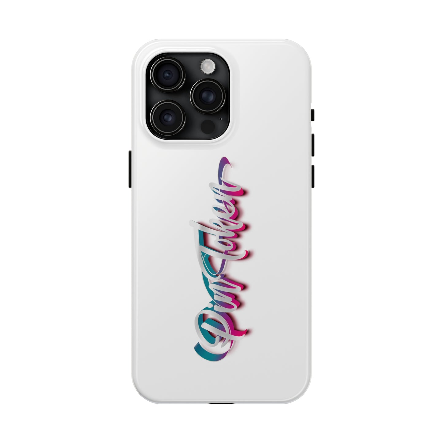 Tough iPhone Case (Spray Paint White)