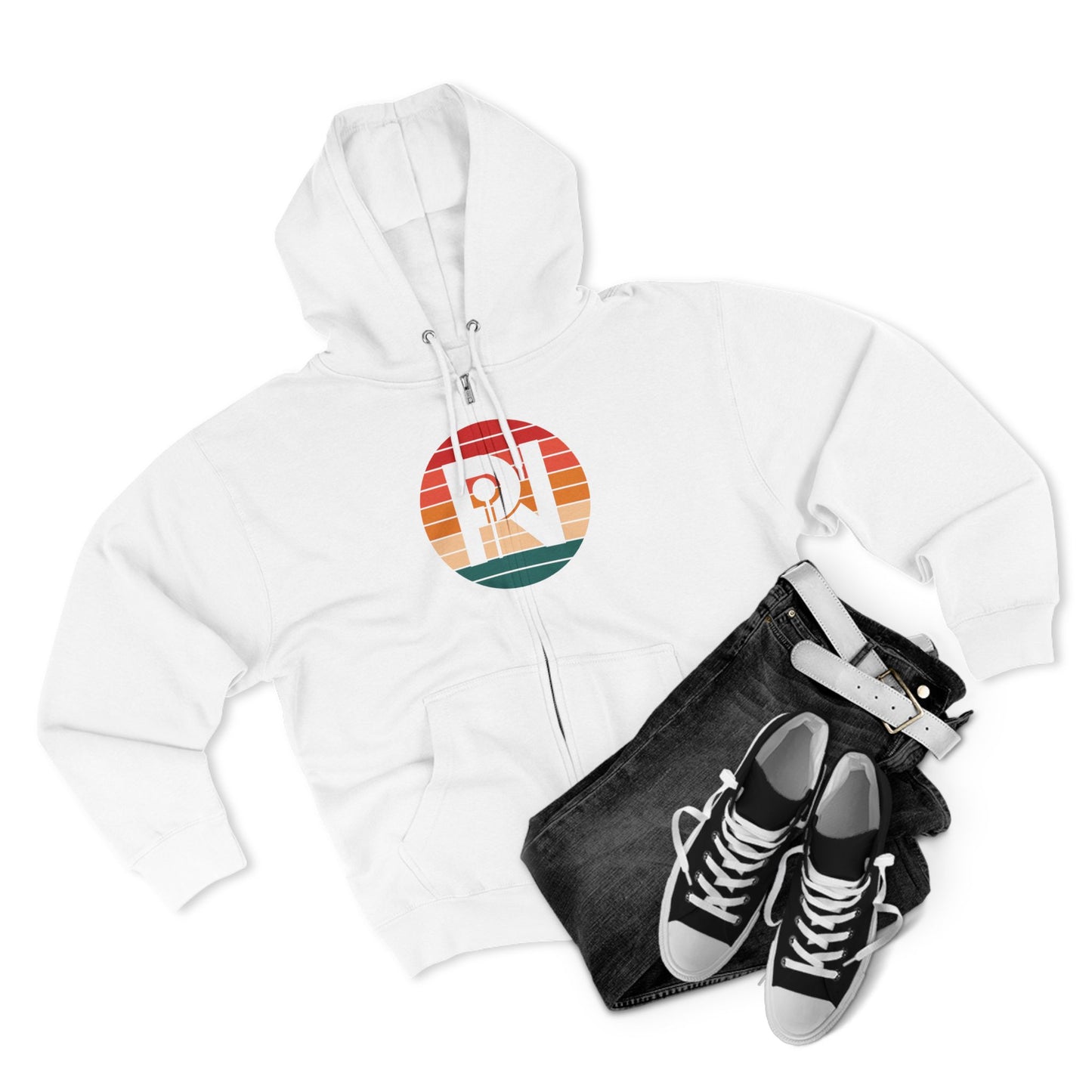 Unisex Zip Hoodie (PIN Sunset) V2