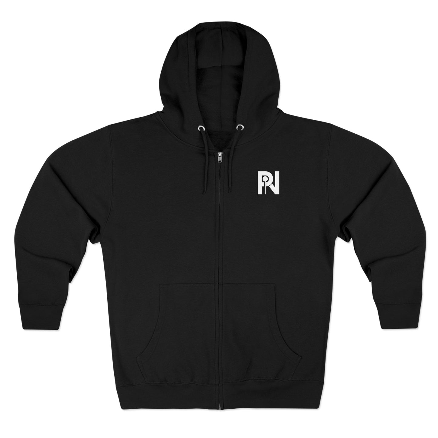 Unisex Zip Hoodie (PIN Logo) V2