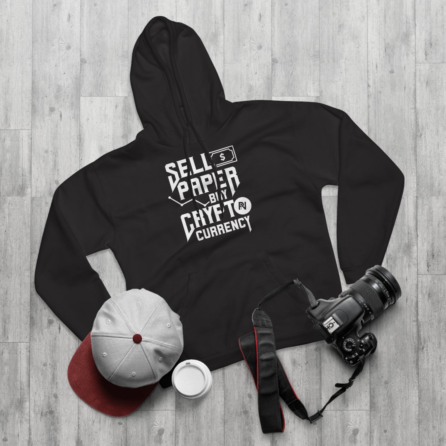 Unisex Pullover Hoodie (Sell Papaer, Buy Crypto)