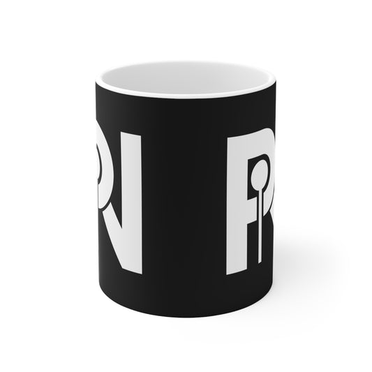 Ceramic Mug 11oz (PIN Logo White)
