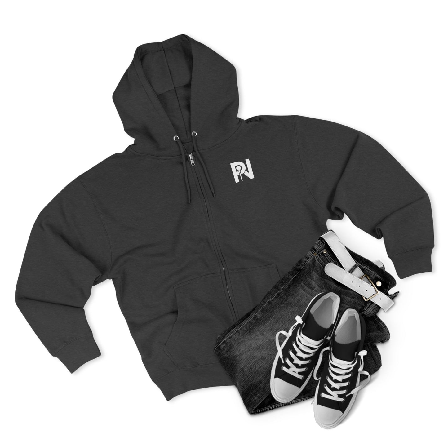 Unisex Zip Hoodie (PIN Logo) V2