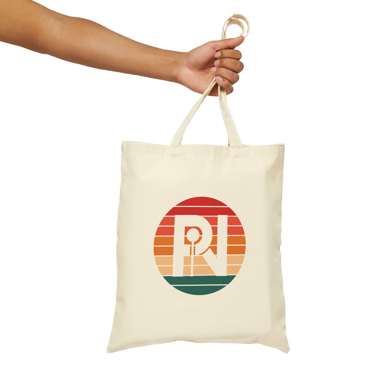 Cotton Canvas Tote Bag (PIN Sunset)