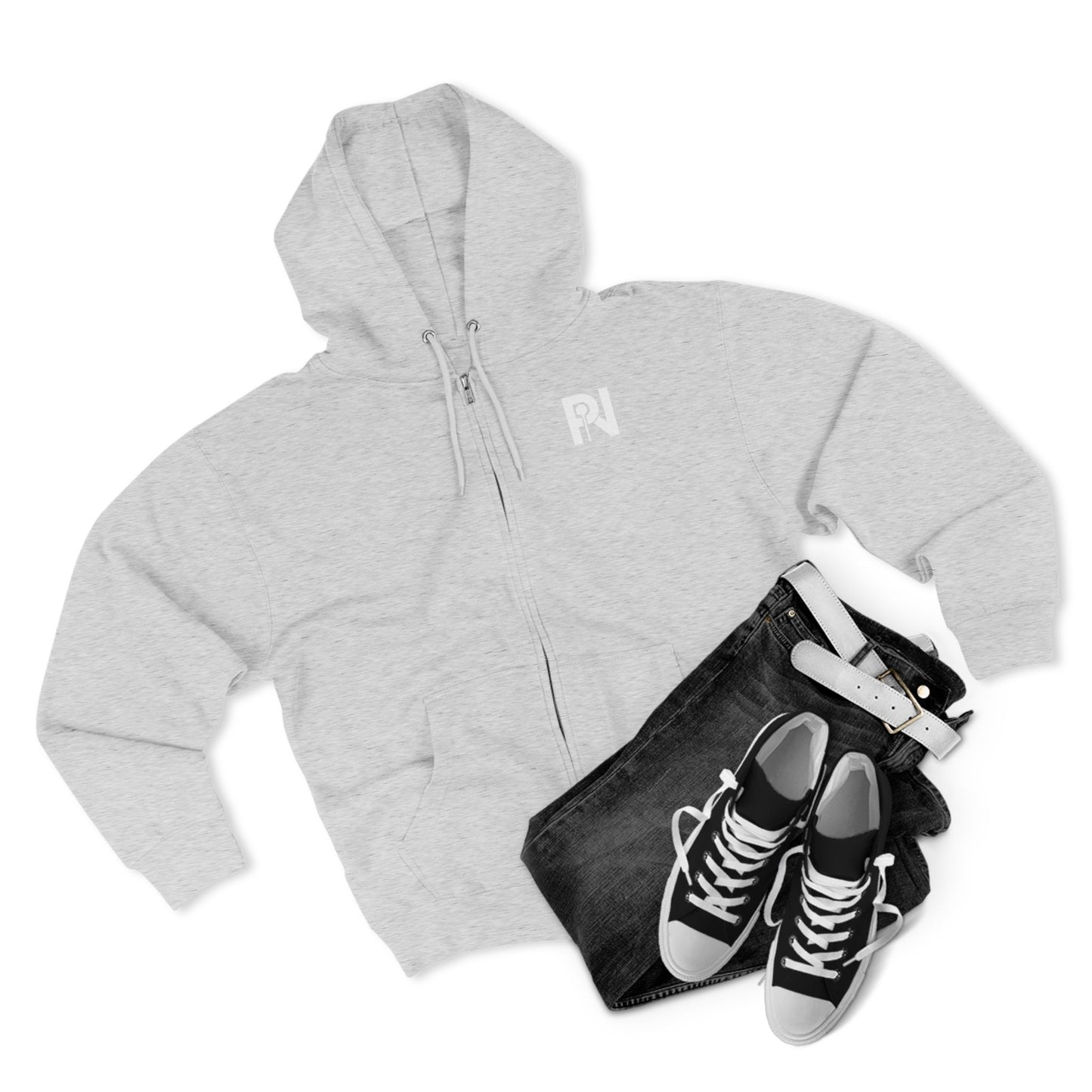 Unisex Zip Hoodie (PIN Logo) V2