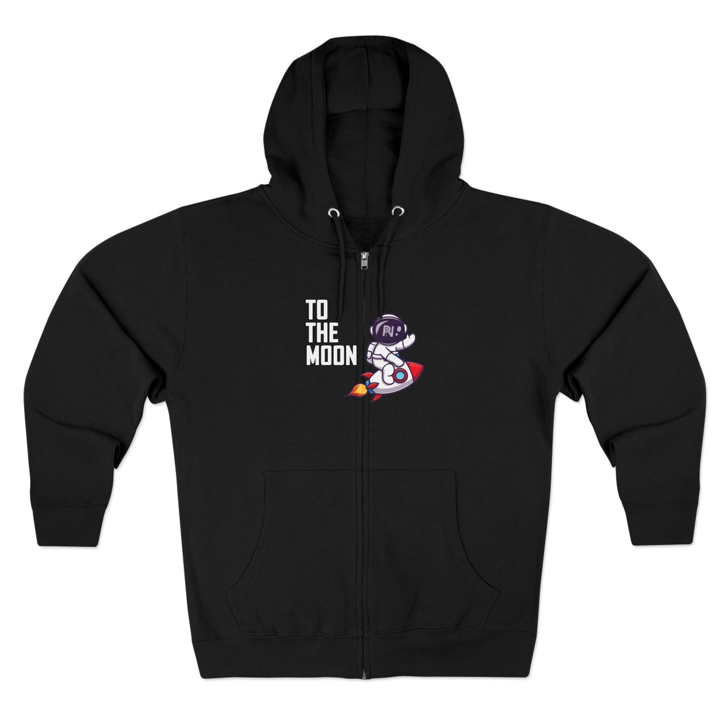 Unisex Zip Hoodie (To the moon) V2