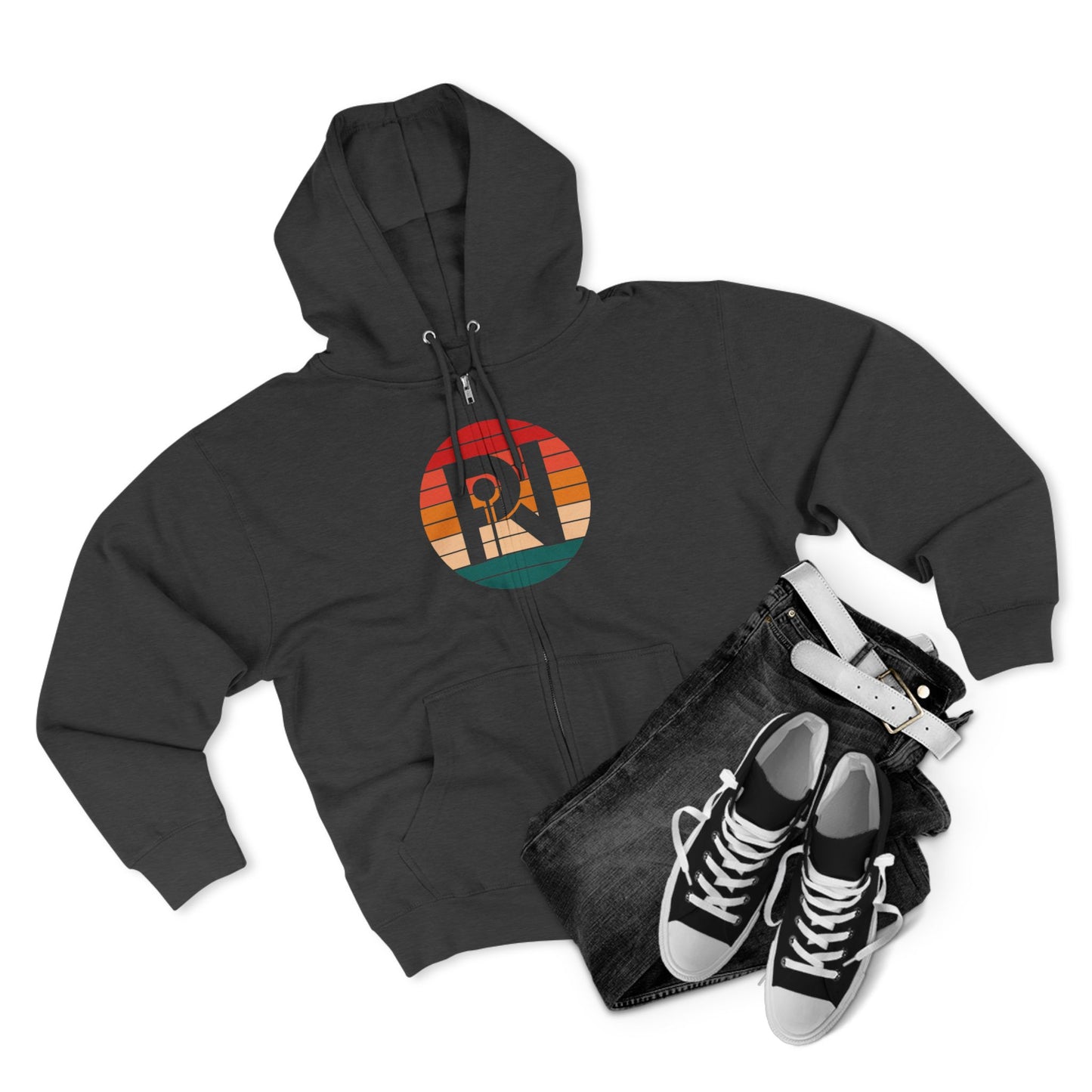 Unisex Zip Hoodie (PIN Sunset) V2