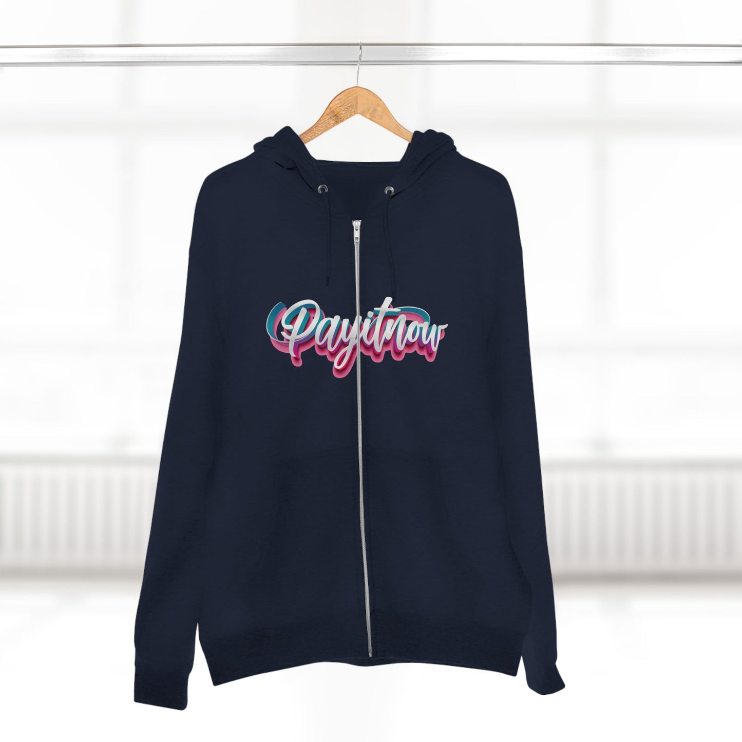 Unisex Zip Hoodie (Pay It Now Spray) V2