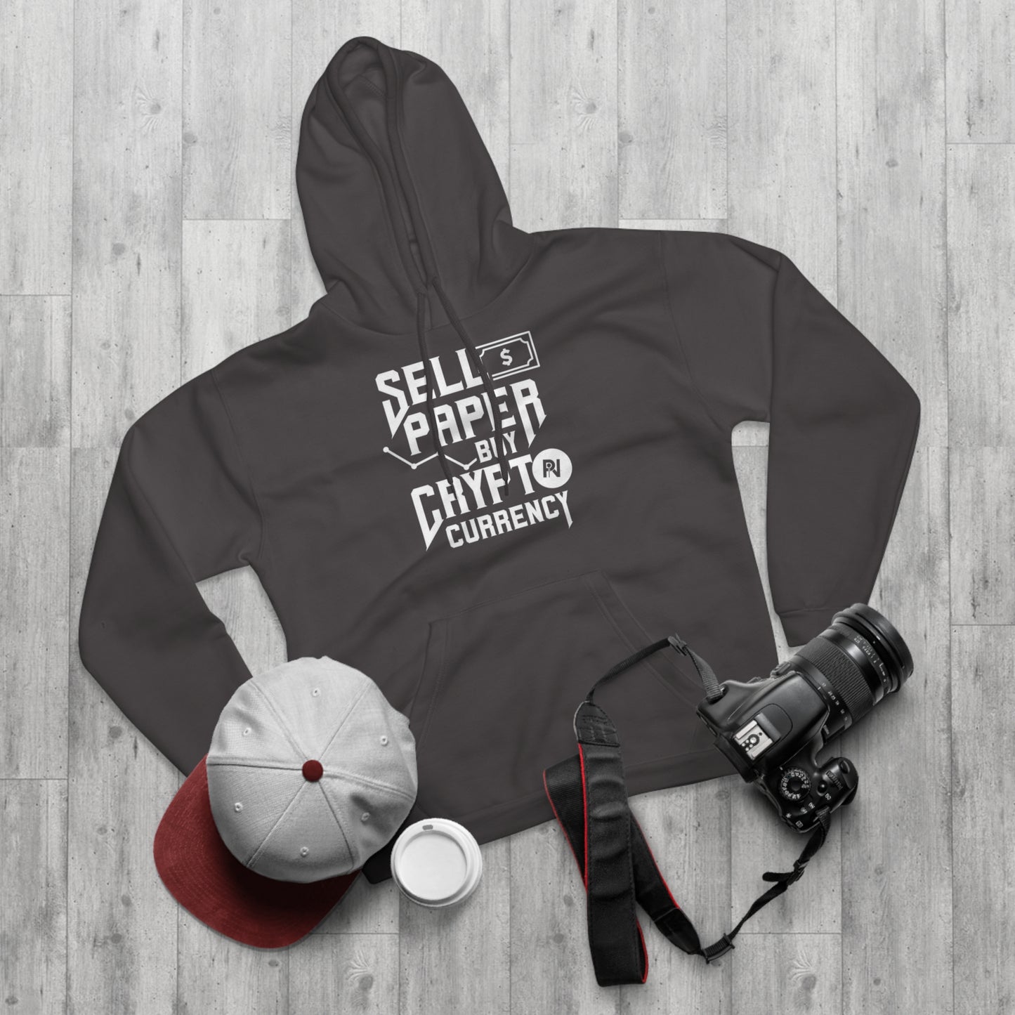 Unisex Pullover Hoodie (Sell Papaer, Buy Crypto)