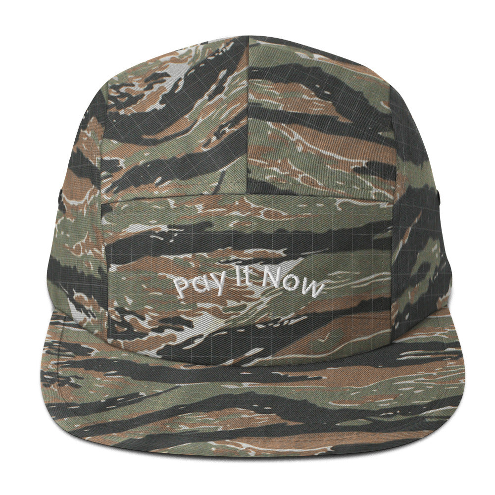 Unisex Pay It Now five panel cap