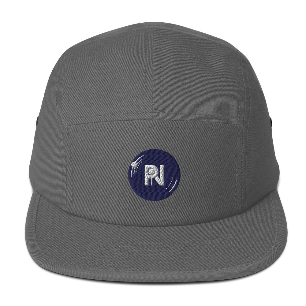 Unisex company logo five panel cap