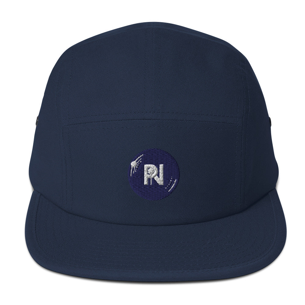 Unisex company logo five panel cap
