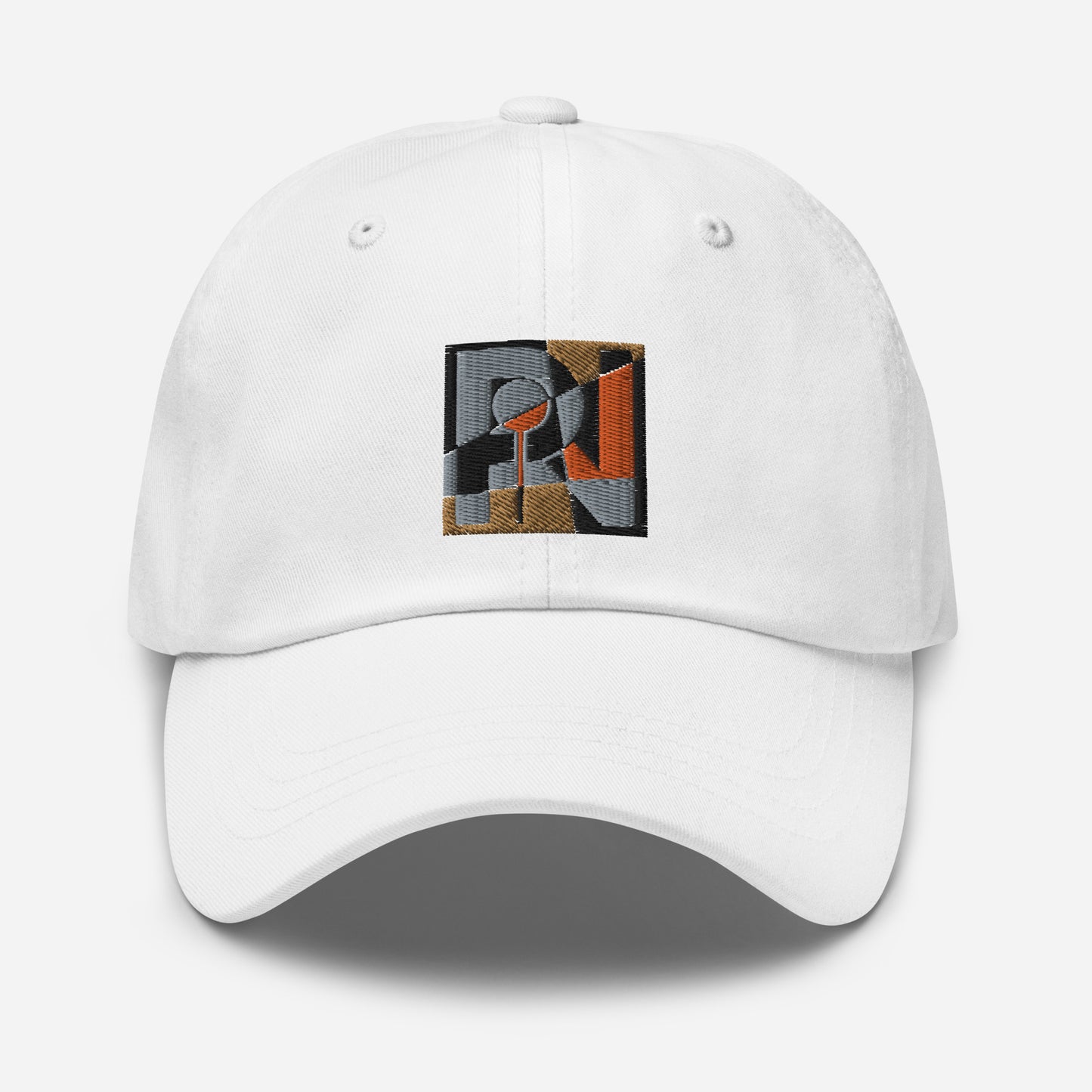 Unisex abstract logo dad cap