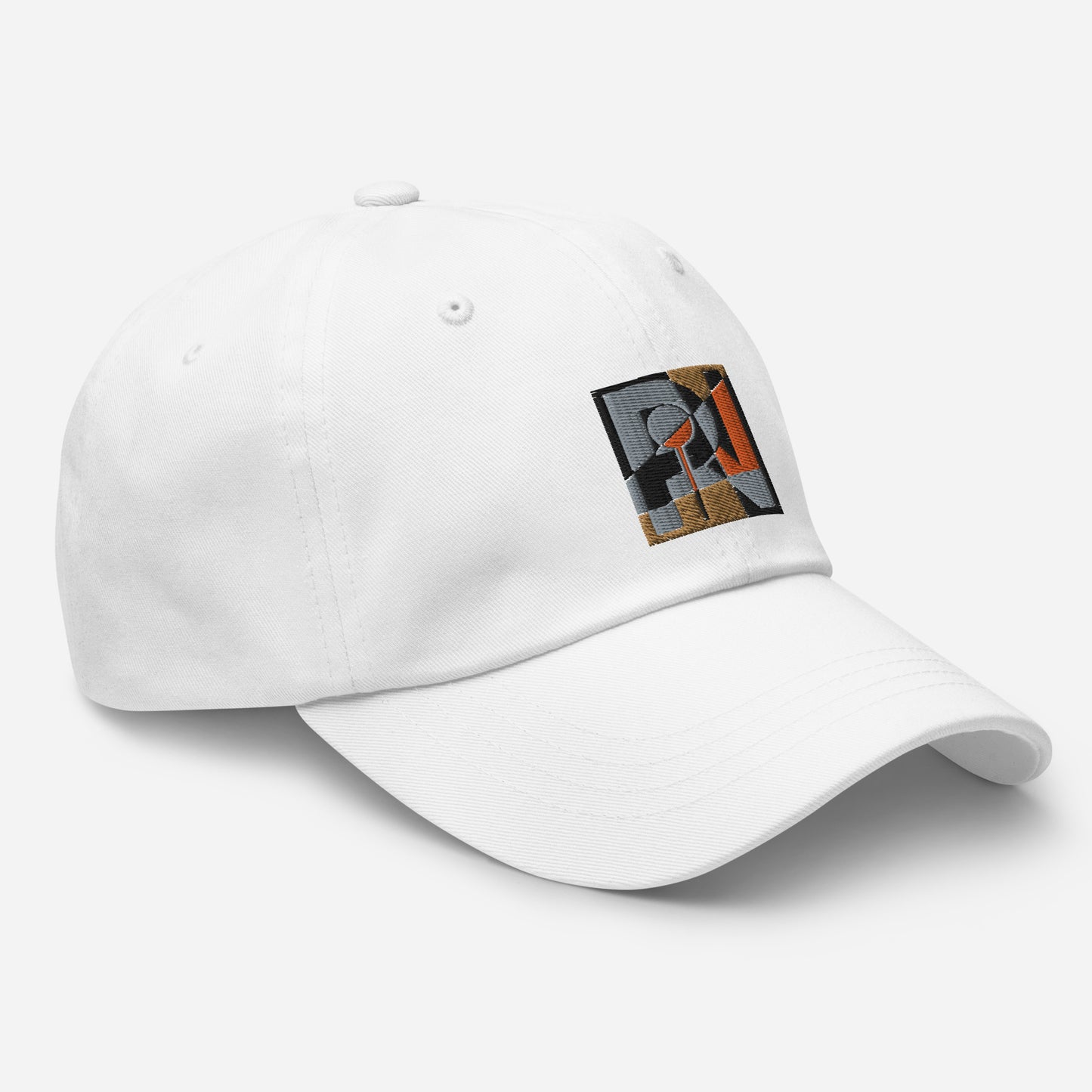 Unisex abstract logo dad cap