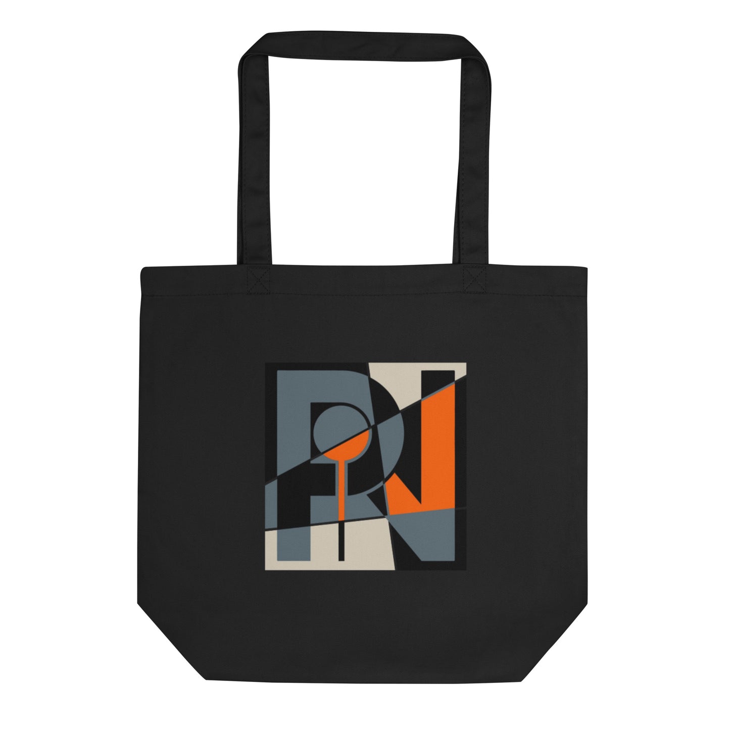 Abstract logo tote bag