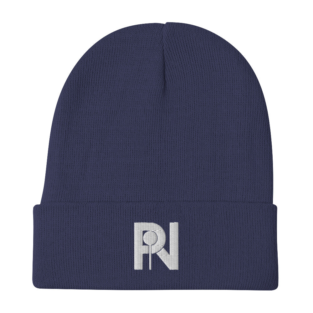 Unisex simple logo beanie