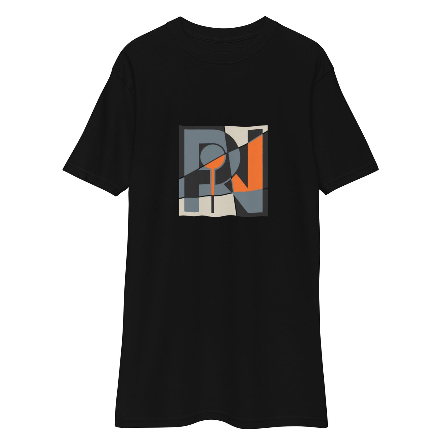 Men’s graphic abstract logo heavyweight t-shirt