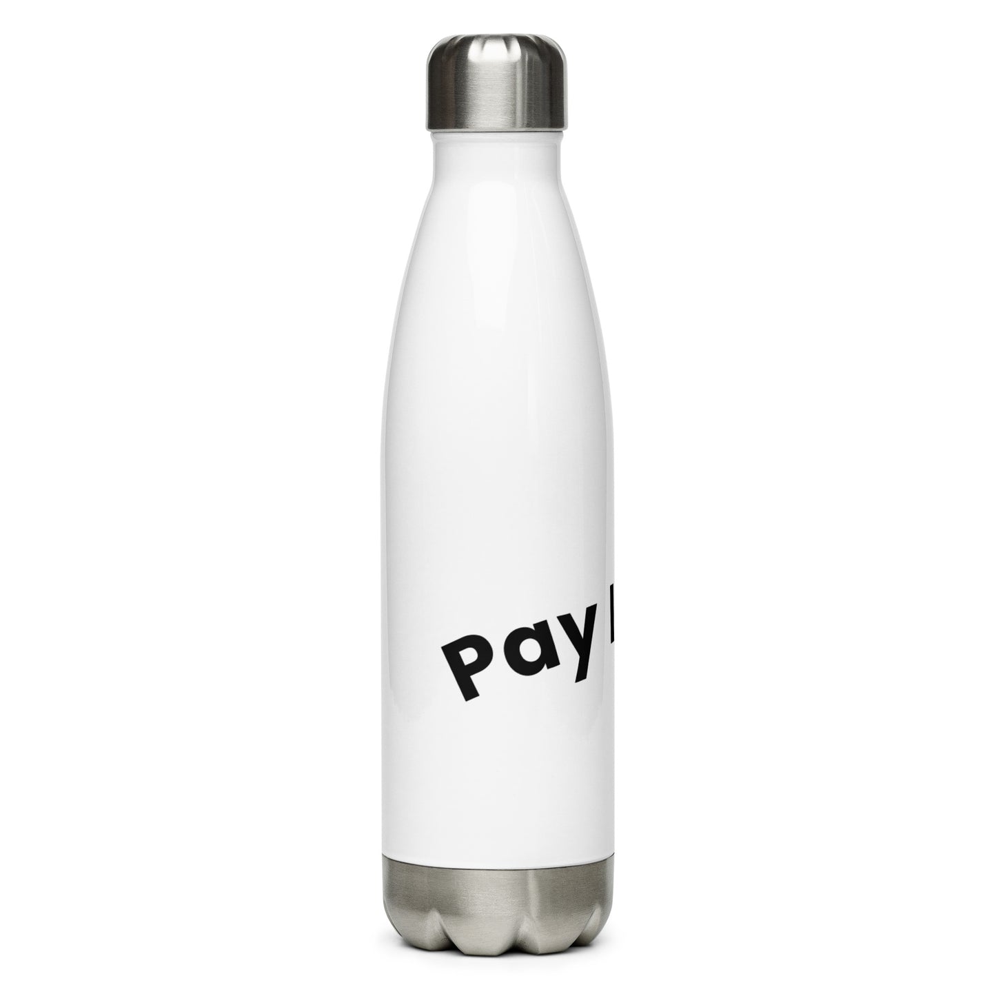 Pay It Now drink bottle