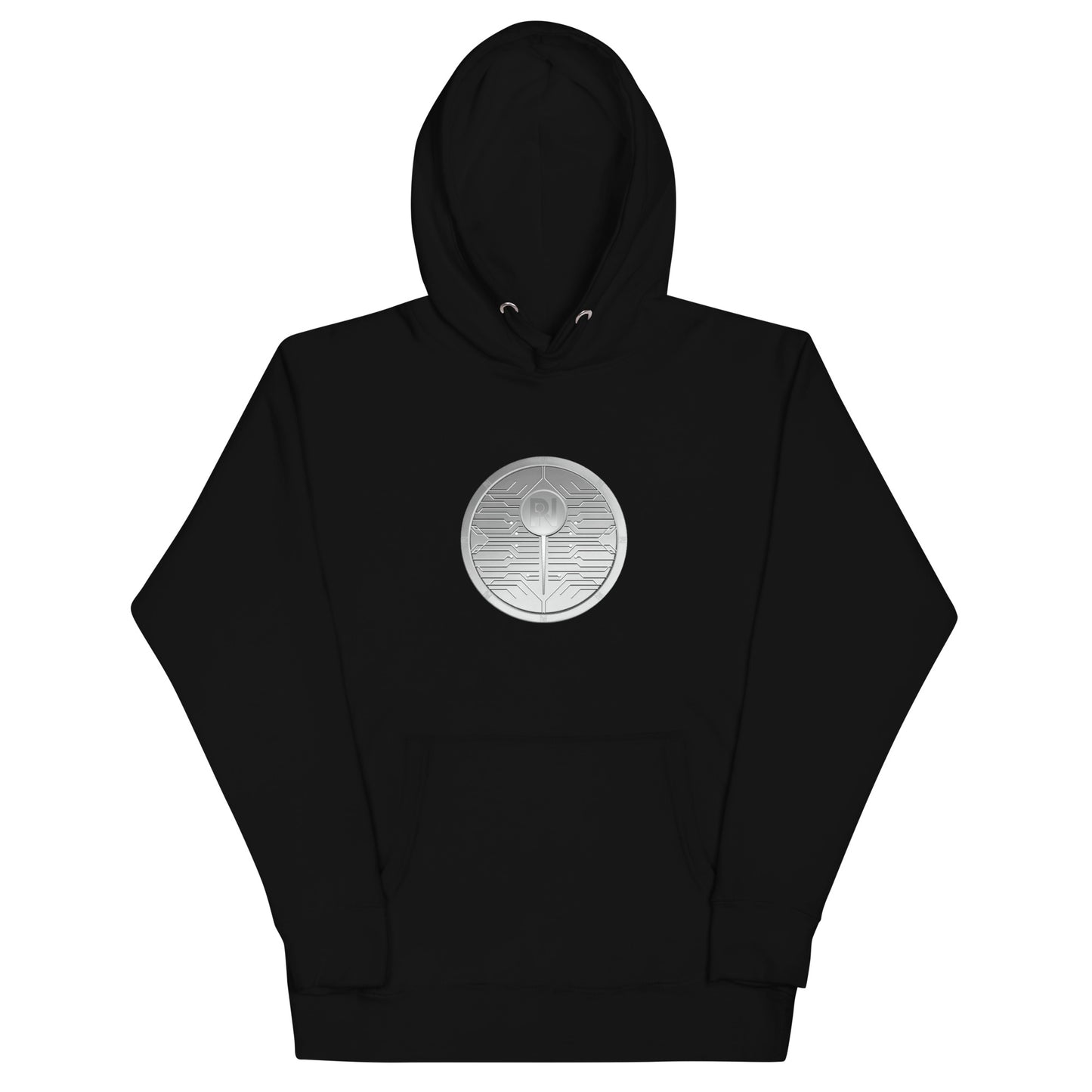 Unisex graphic PIN token hoodie