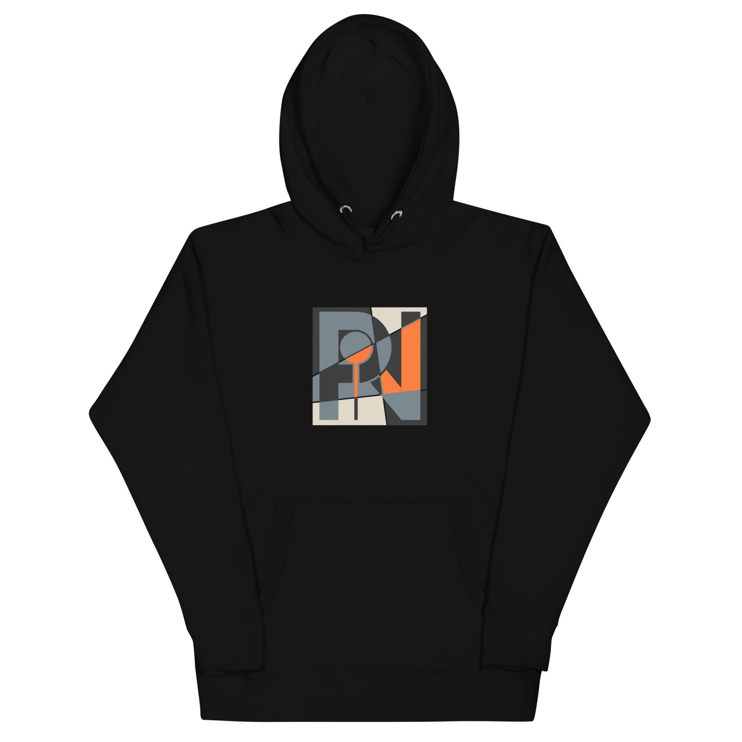 Unisex graphic abstract logo hoodie