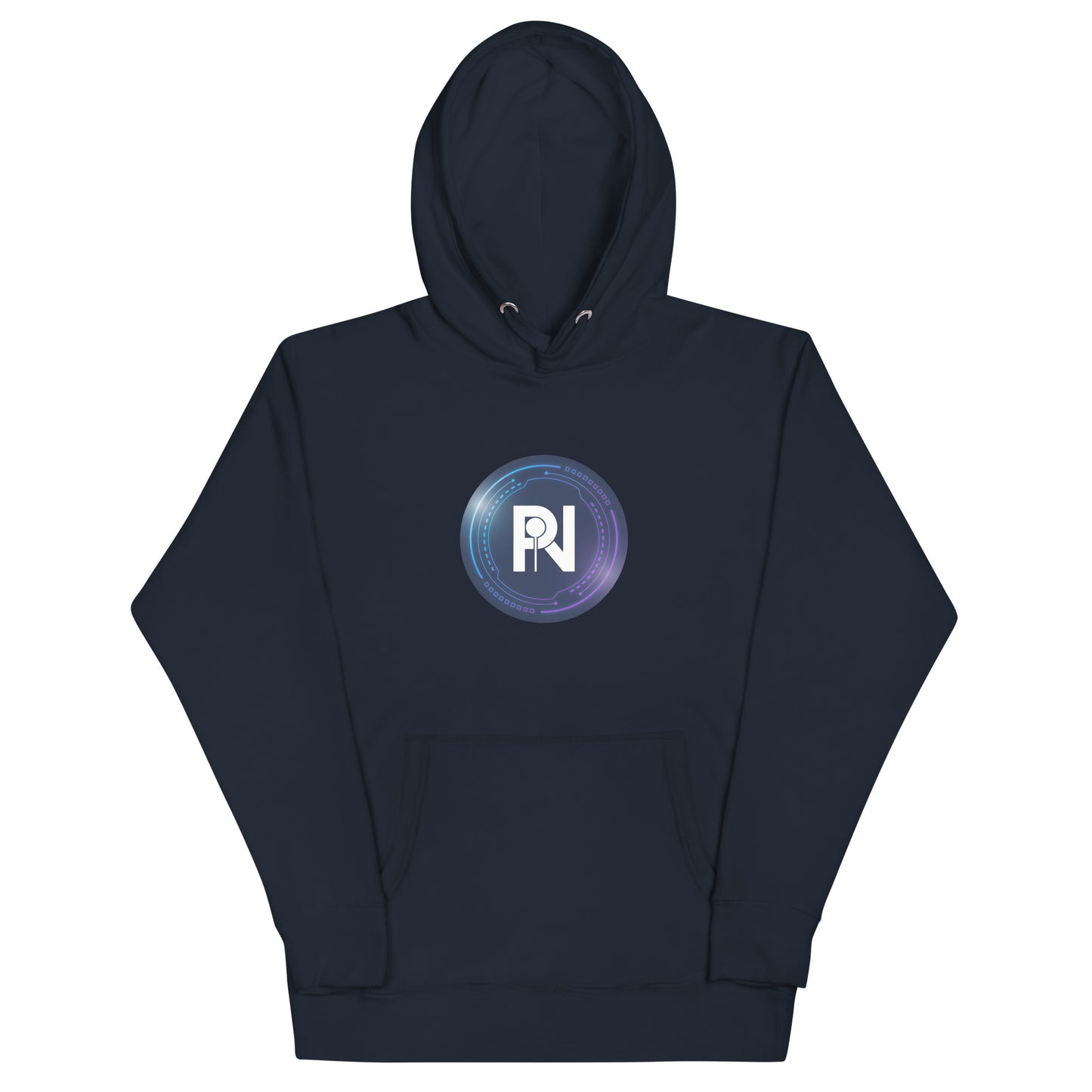 Unisex graphic company logo hoodie