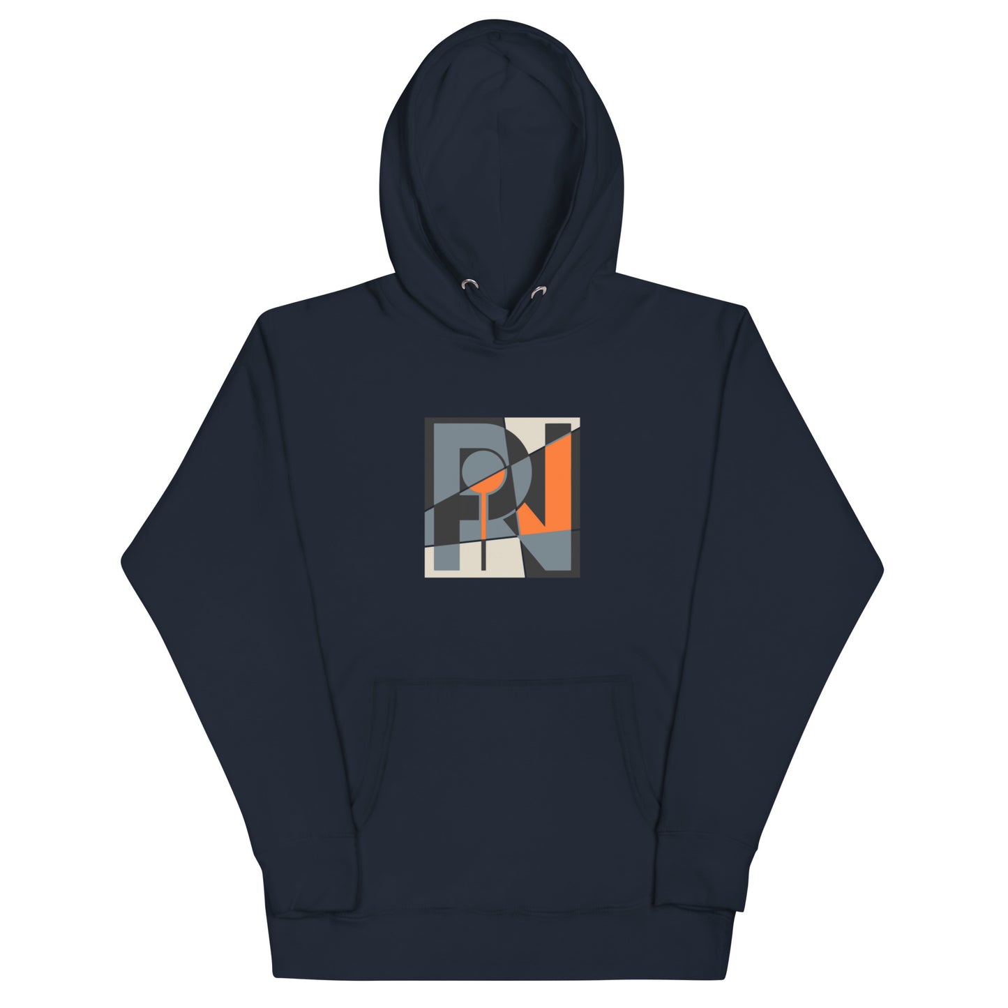 Unisex graphic abstract logo hoodie