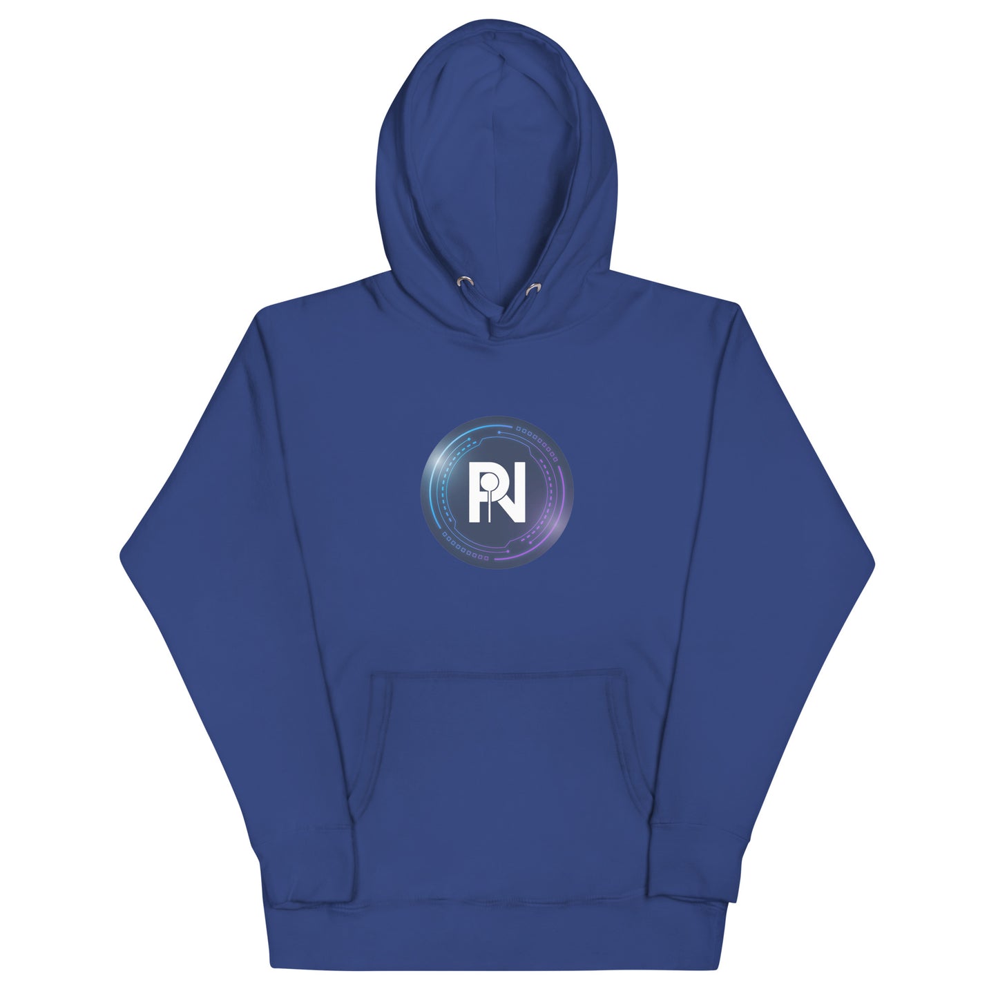 Unisex graphic company logo hoodie