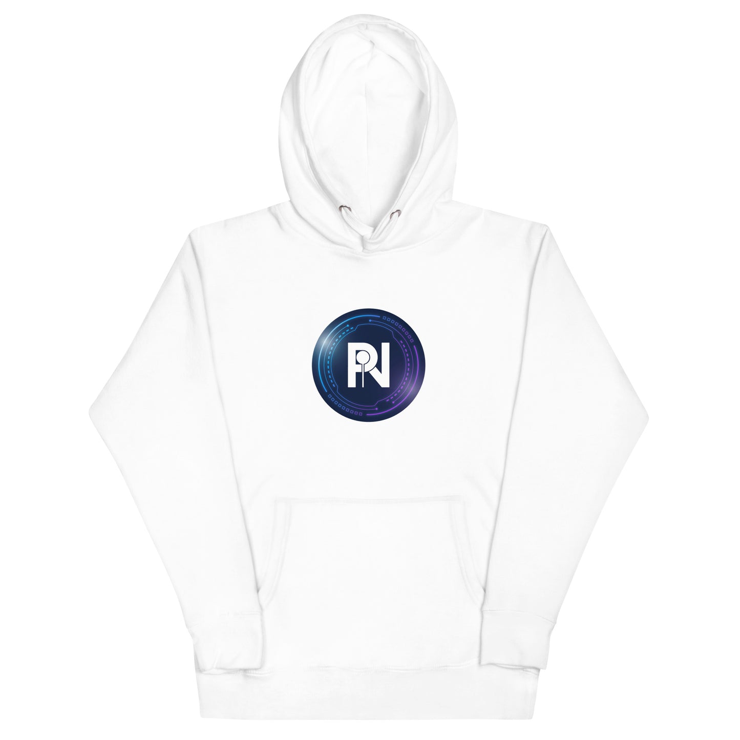 Unisex graphic company logo hoodie