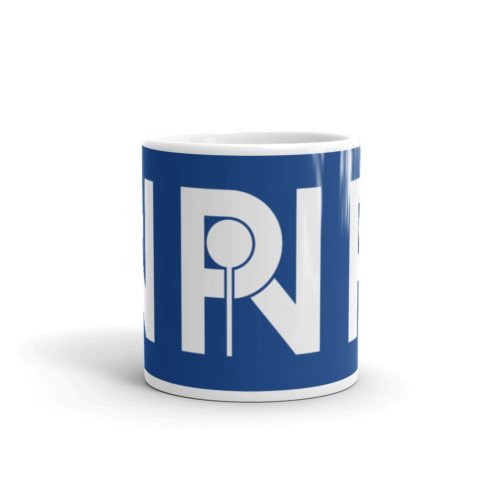 Glossy simple logo mug