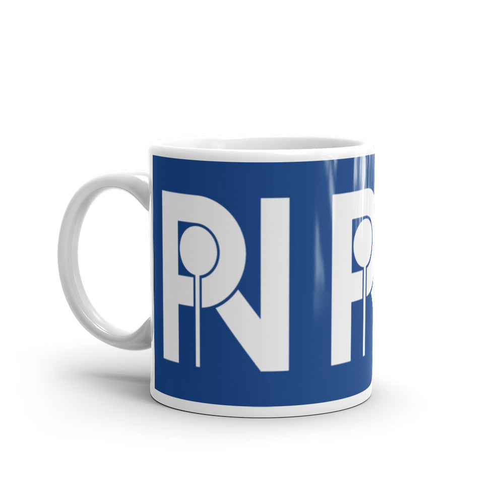 Glossy simple logo mug