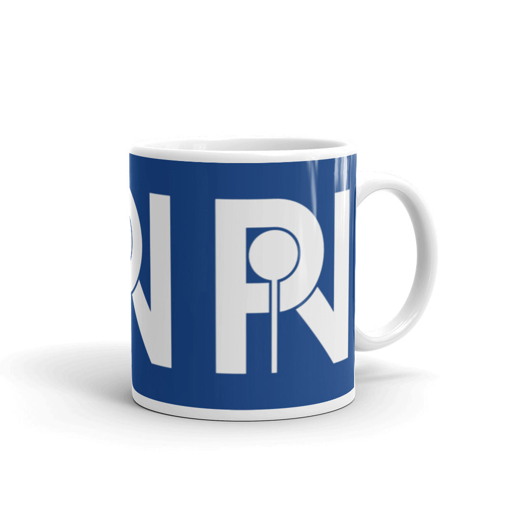 Glossy simple logo mug
