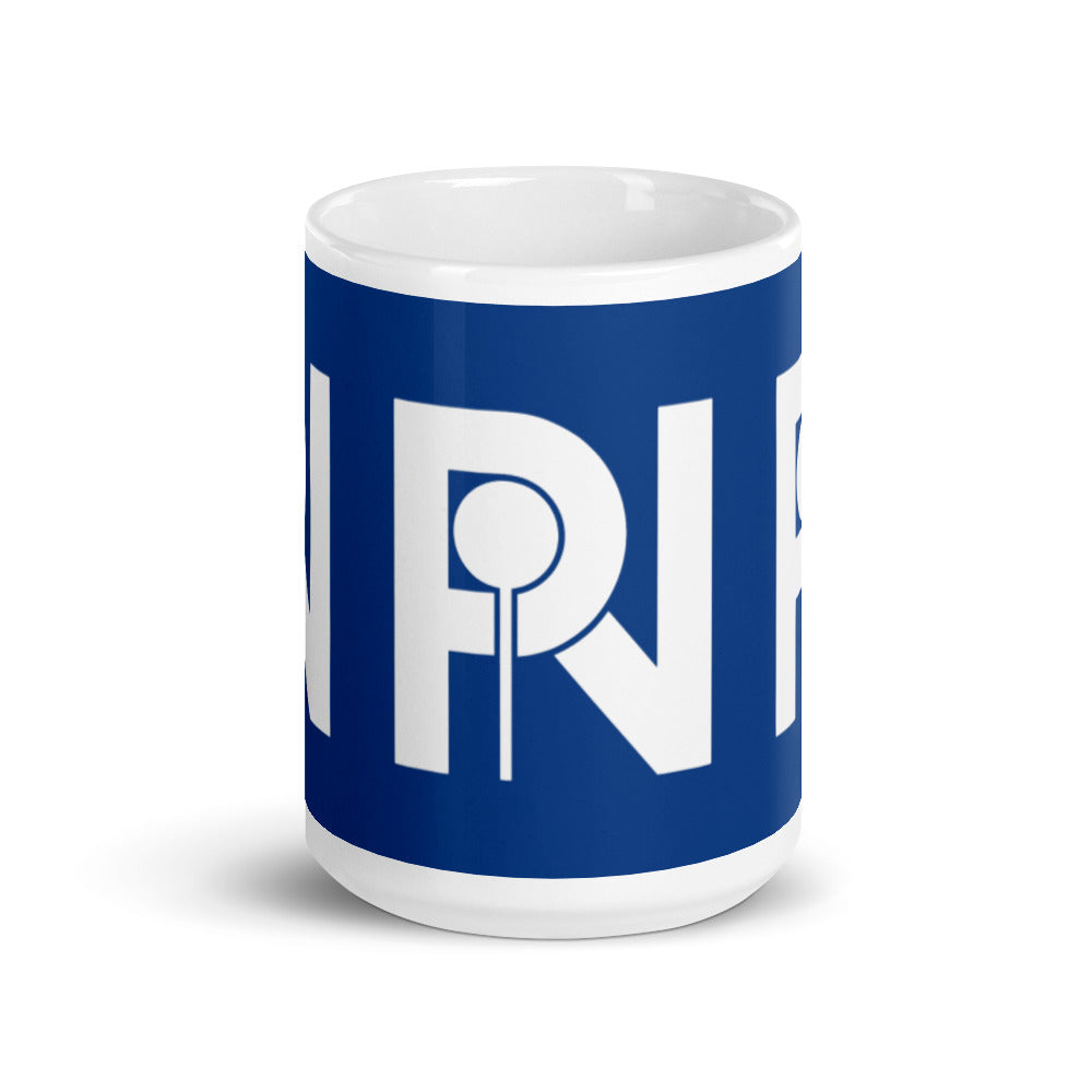 Glossy simple logo mug