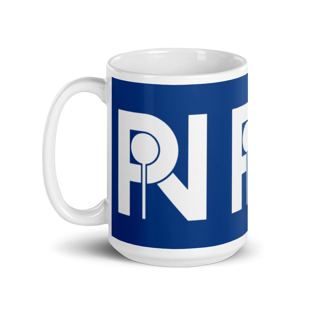 Glossy simple logo mug
