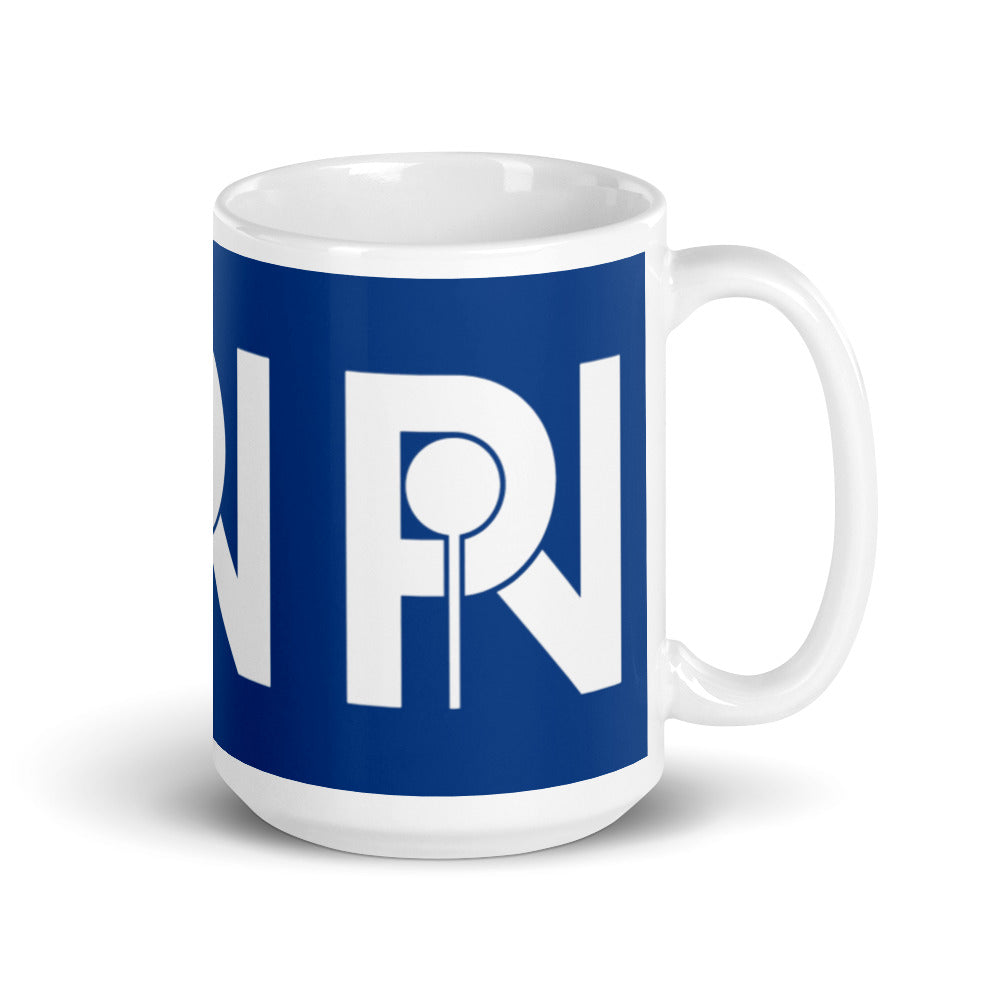 Glossy simple logo mug