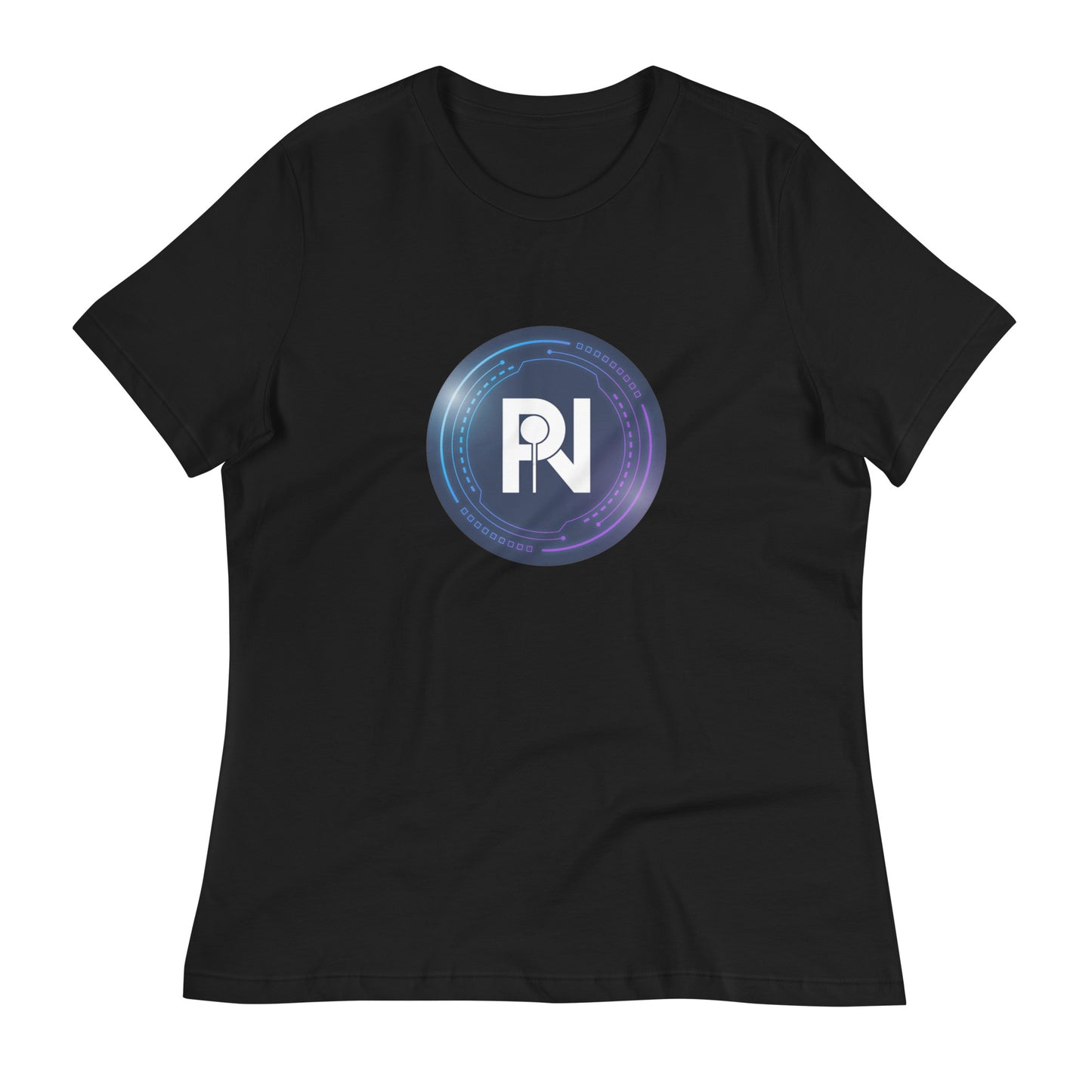 Women's graphic company logo relaxed t-shirt