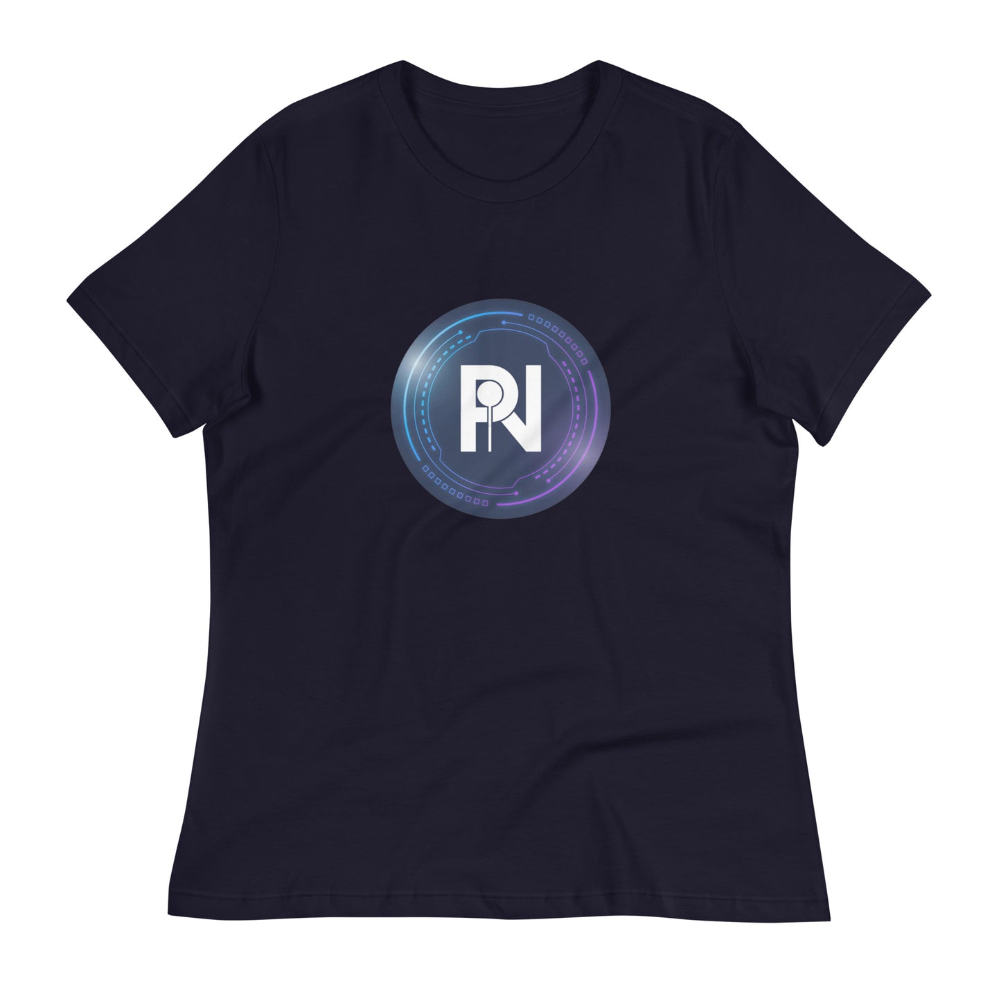 Women's graphic company logo relaxed t-shirt