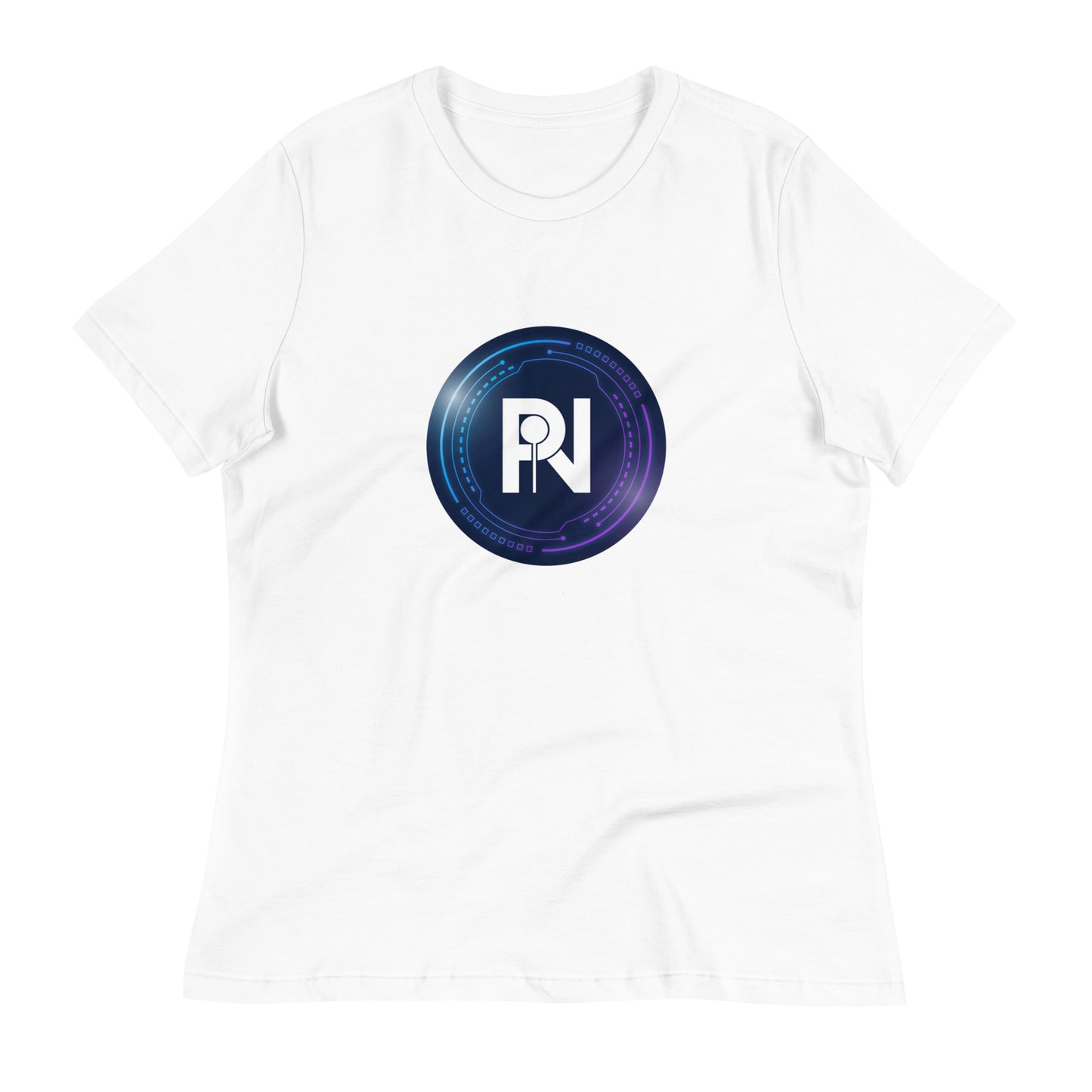 Women's graphic company logo relaxed t-shirt