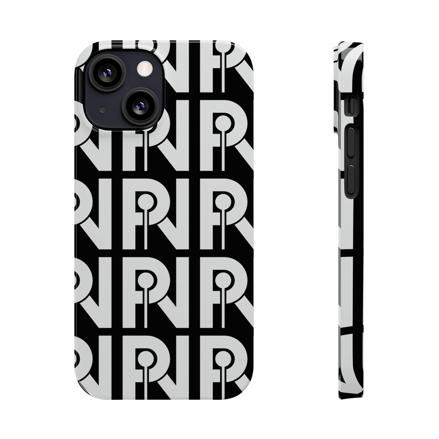 Slim Iphone Phone Case (PIN Logo Black)