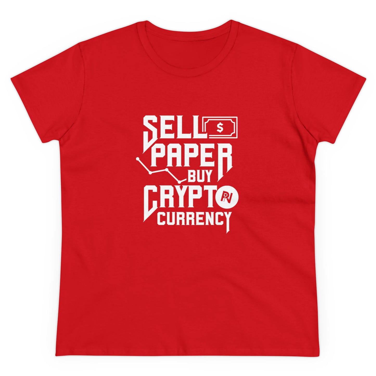 Women's Cotton Tee (Sell crypto, Buy Paper)