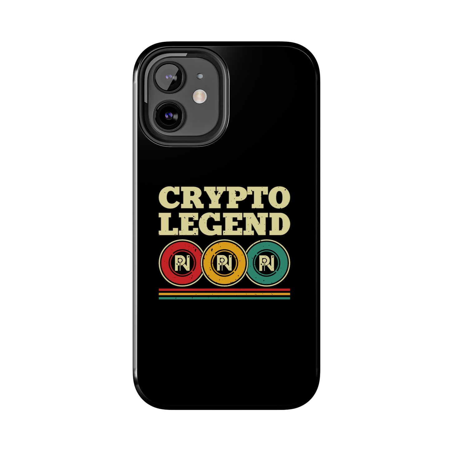 Tough iPhone Case (Crypto Legend Black)