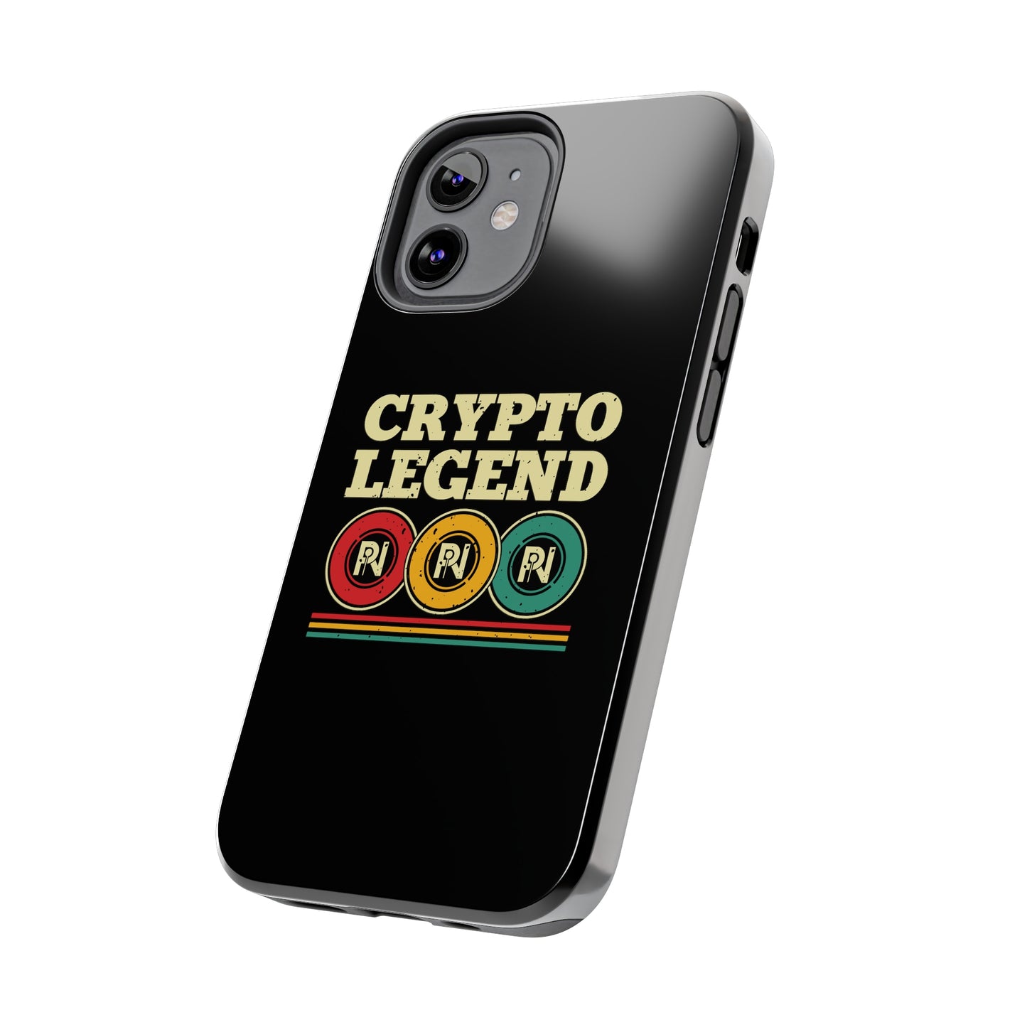 Tough iPhone Case (Crypto Legend Black)